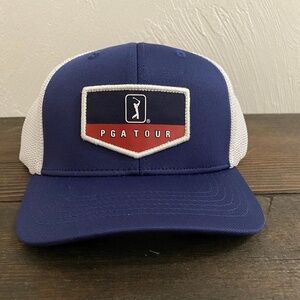 NWT PGA Tour Pro Series Golf Hat Cap Peacoat Blue OS Officially Licensed